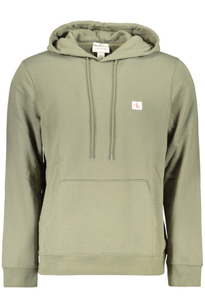 CALVIN KLEIN FELPA UOMO CON ZIP, VERDE