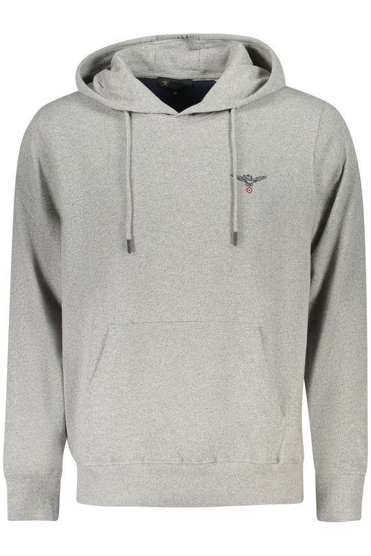 Accademia Militare Military Academy Men's Gray Zip-Up Sweatshirt