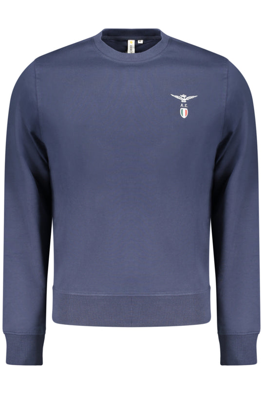 Accademia Militare Military Academy Men's Blue Zip-Up Sweatshirt