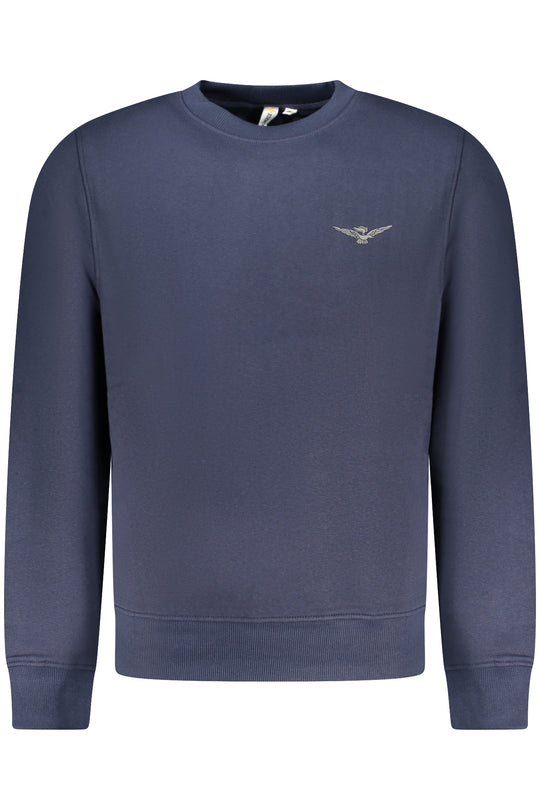 Accademia Militare Military Academy Men's Blue Zip-Up Sweatshirt