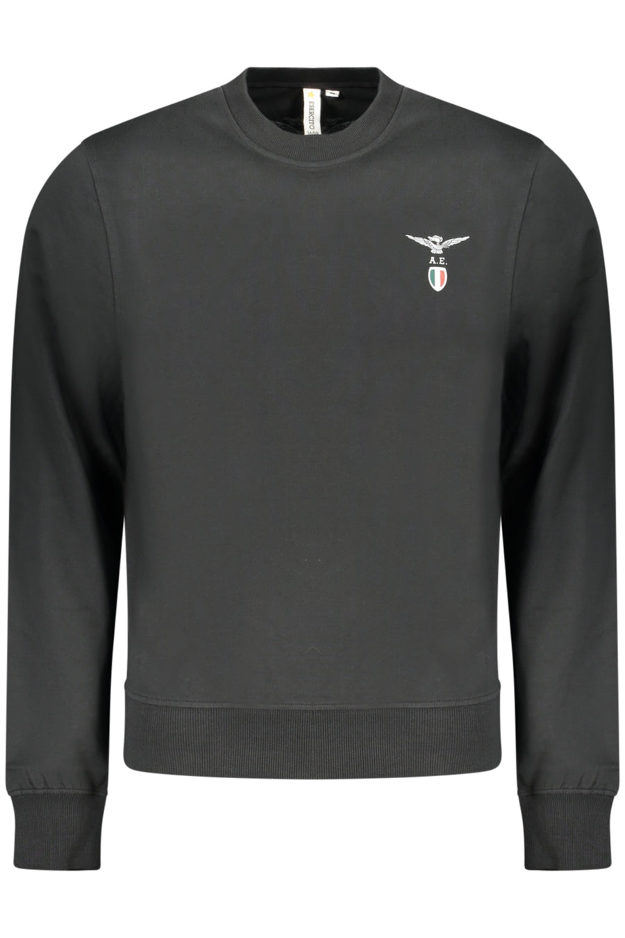 Accademia Militare Military Academy Men's Black Zip-Up Sweatshirt