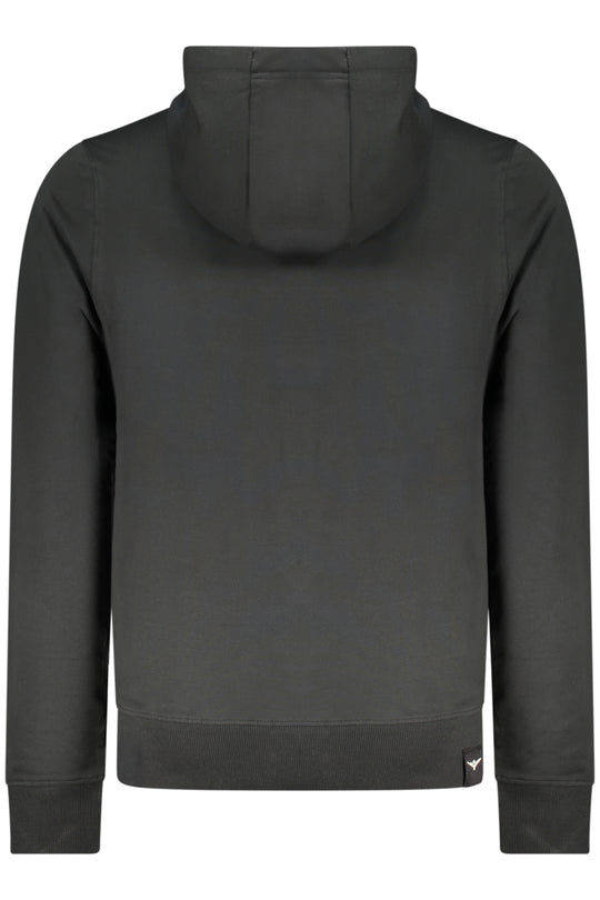 Accademia Militare Military Academy Men's Black Zip-Up Sweatshirt