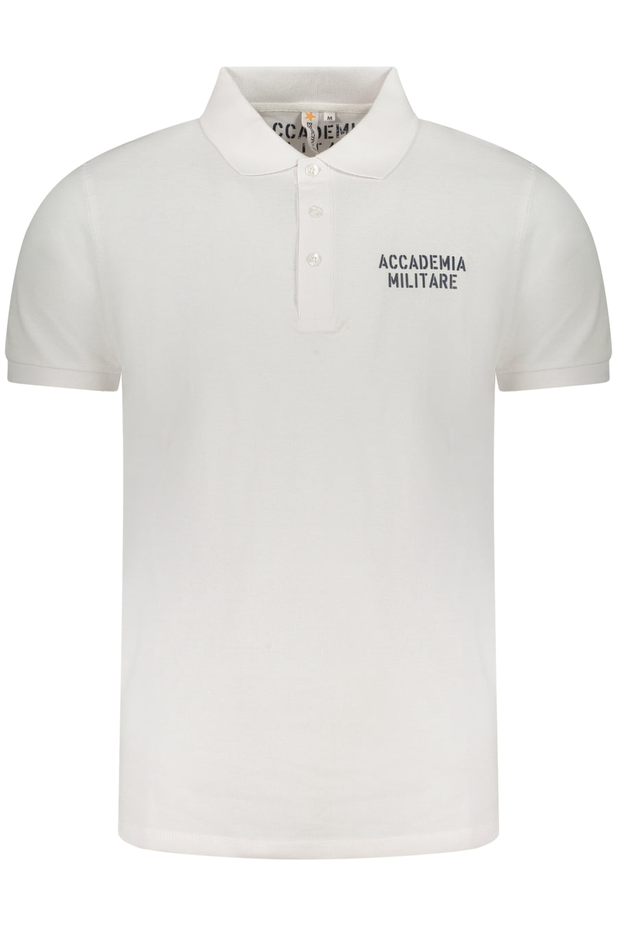 Accademia Militare Military Academy Men's Short Sleeve Polo White