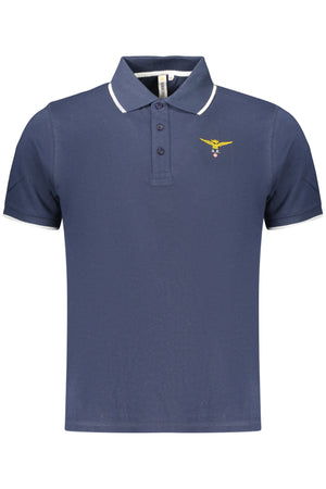Accademia Militare Military Academy Men's Short-Sleeved Polo Shirt, Blue