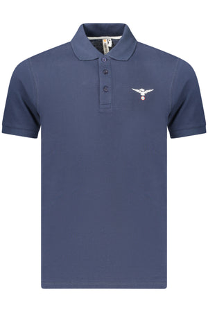 Accademia Militare Military Academy Men's Short-Sleeved Polo Shirt, Blue