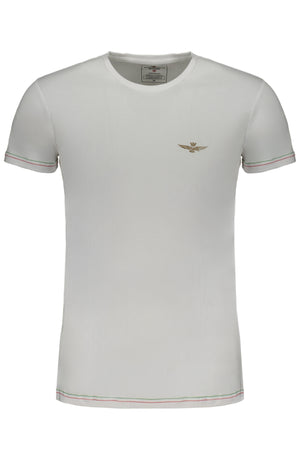 Aeronautica Militare Men's White Short Sleeve T-Shirt