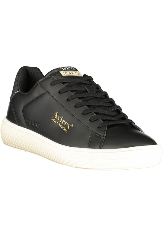 Avirex Men's Black Sports Footwear