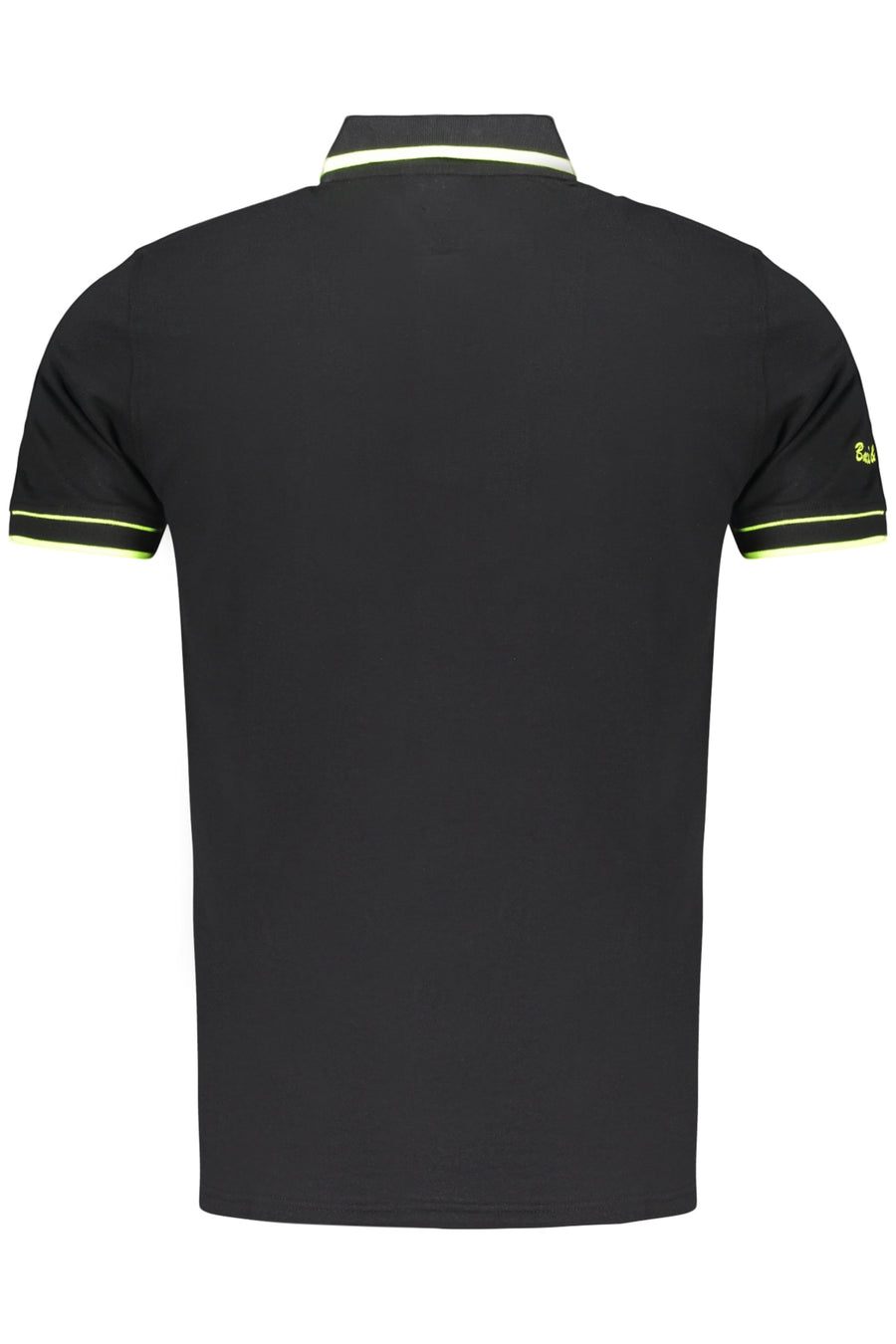 Baci&Abbracci Kisses & Hugs Men's Short-Sleeved Black Polo Shirt