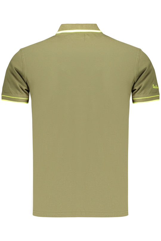 Baci&Abbracci Kisses & Hugs Men's Green Short-Sleeved Polo Shirt