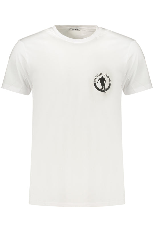 Bikkembergs Men's Short-Sleeve T-Shirt White