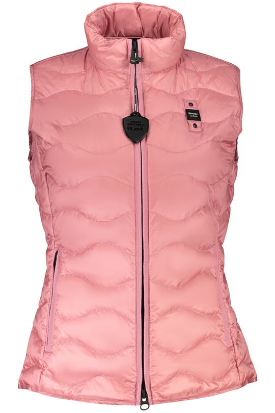 Blauer Apparel Women's Pink Sleeveless Jacket