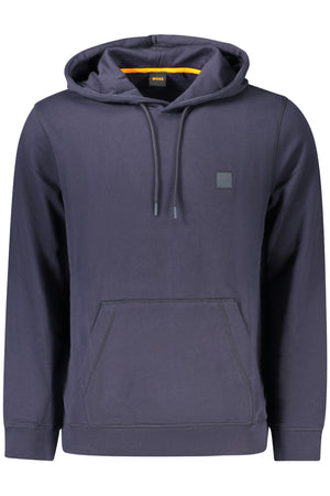 BOSS Men's Blue Zip-Up Sweatshirt