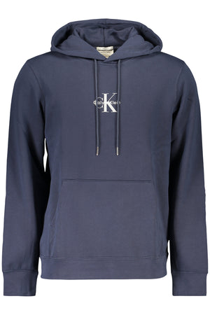 CALVIN KLEIN FELPA UOMO BLU CON ZIP