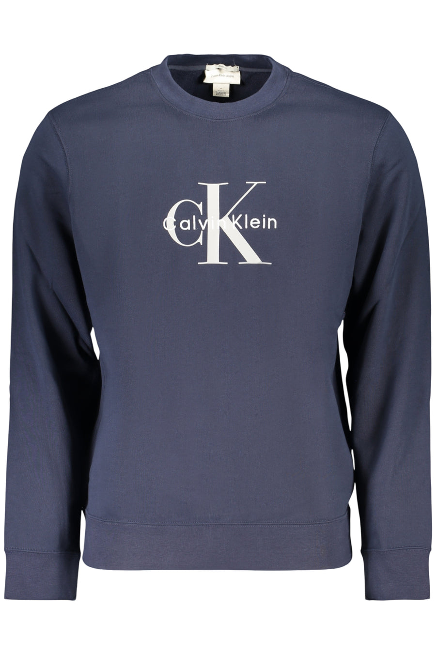 CALVIN KLEIN MEN'S BLUE ZIP-UP SWEATSHIRT