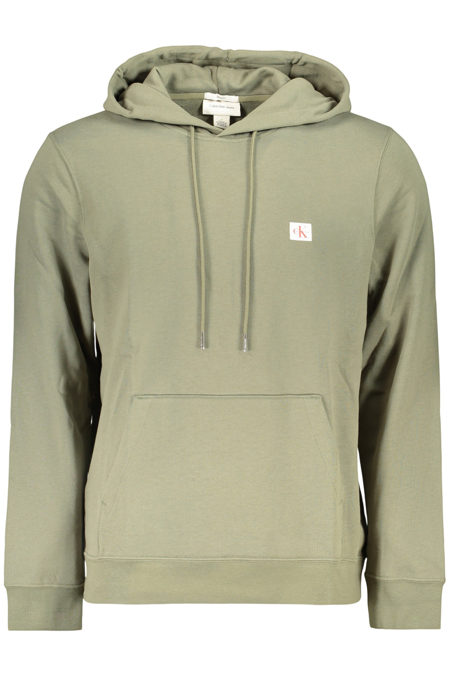 CALVIN KLEIN FELPA UOMO CON ZIP, VERDE