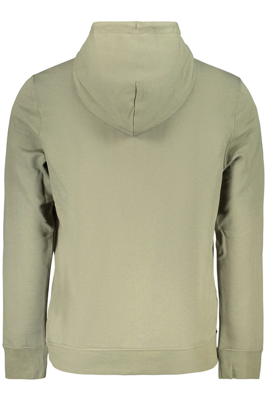 CALVIN KLEIN FELPA UOMO CON ZIP, VERDE