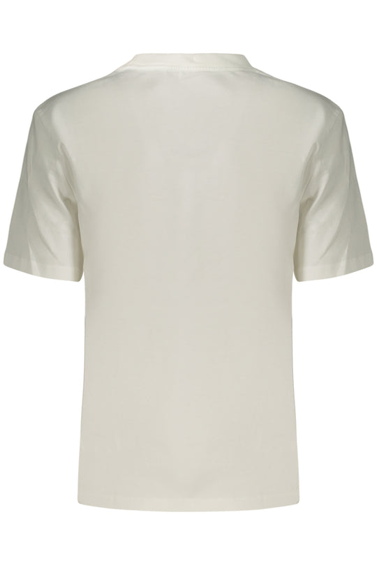 CALVIN KLEIN T-SHIRT DE MANGA CURTA BRANCA PARA SENHORA