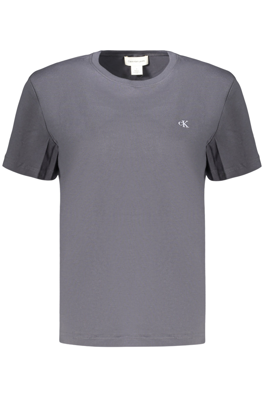 CALVIN KLEIN T-SHIRT DONNA A MANICHE CORTE GRIGIA