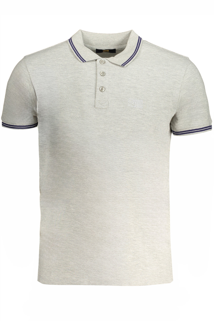 Cavalli Class Polo Short Sleeves Men Grey
