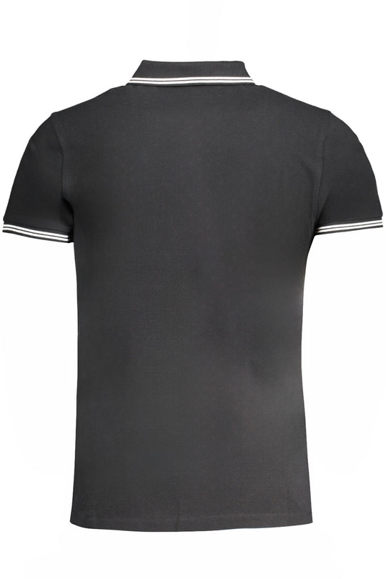 Cavalli Class Men's Short Sleeved Polo Shirt Black