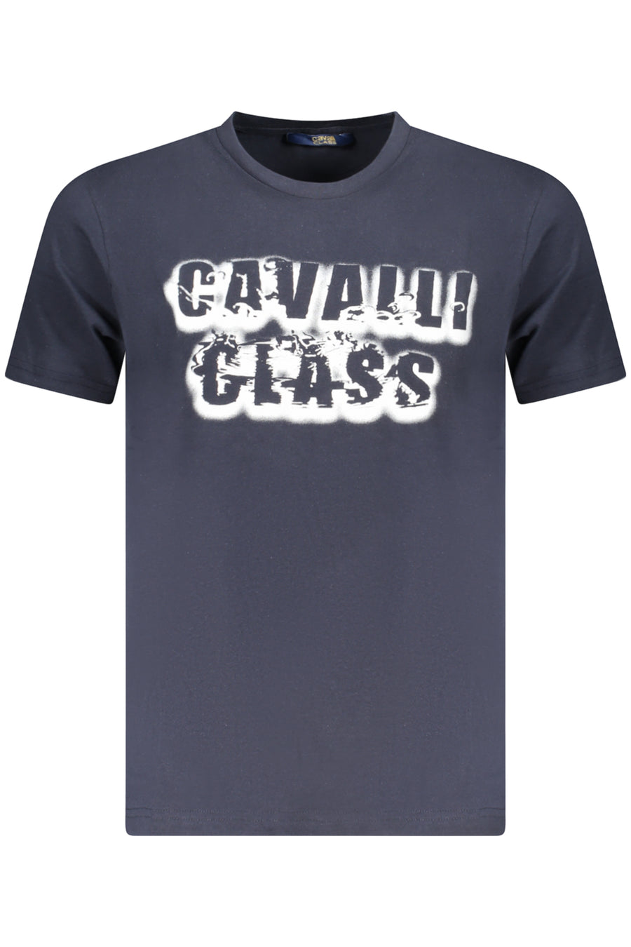 Cavalli Class Short Sleeve T-Shirt Men Blue