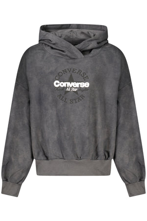 Converse Girls' Zip-Up Hoodie, Black