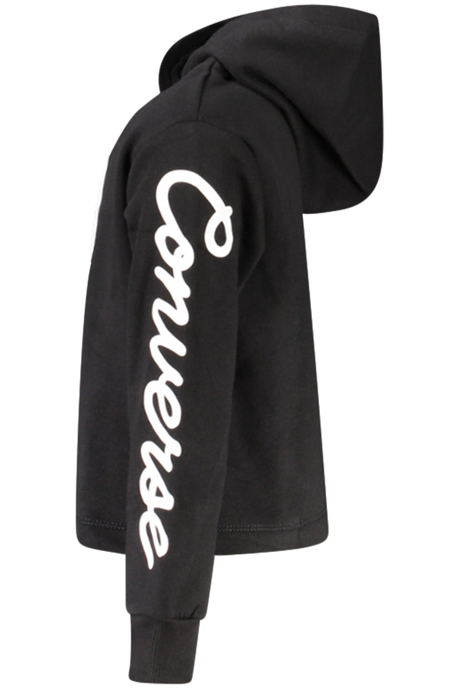 Converse Girls' Zip-Up Hoodie, Black