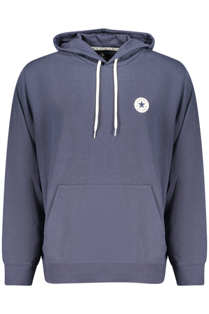 Converse Men's Blue Zip-Up Sweatshirt
