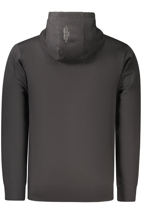 Coveri Moving Men's Black Zip-Up Sweatshirt