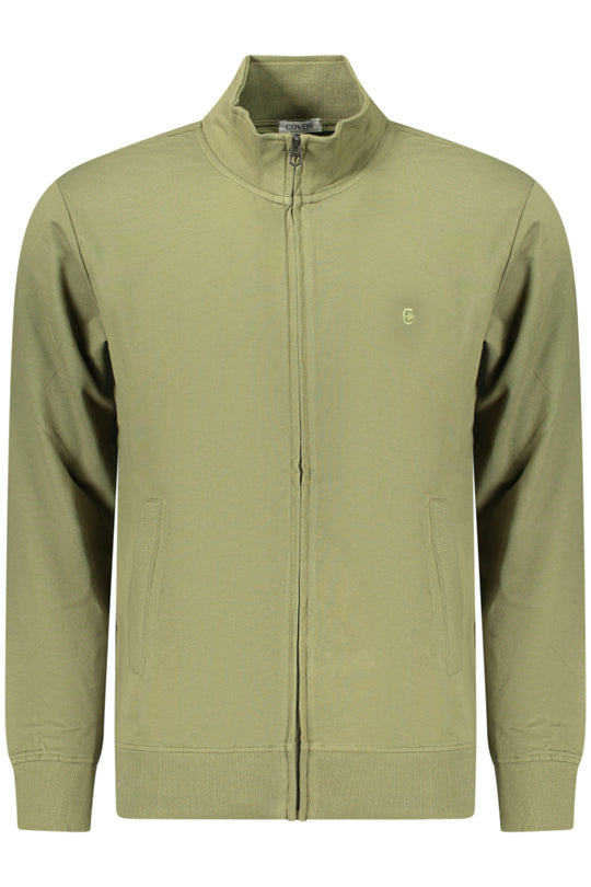 Coveri Moving Men's Zip-Up Sweatshirt Green