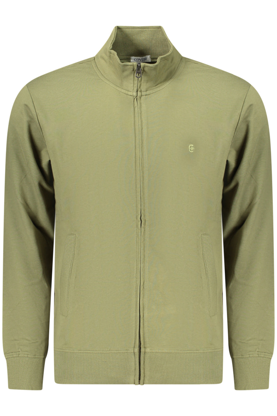 Coveri Moving Men's Zip-Up Sweatshirt Green