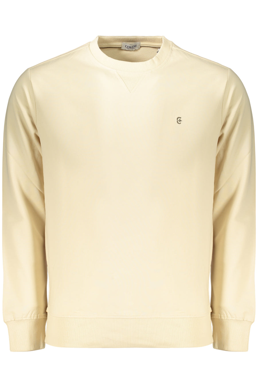 Coveri Moving Men's Zip-Less Sweatshirt, Beige