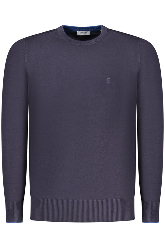 Coveri Moving Men's Blue Sweater
