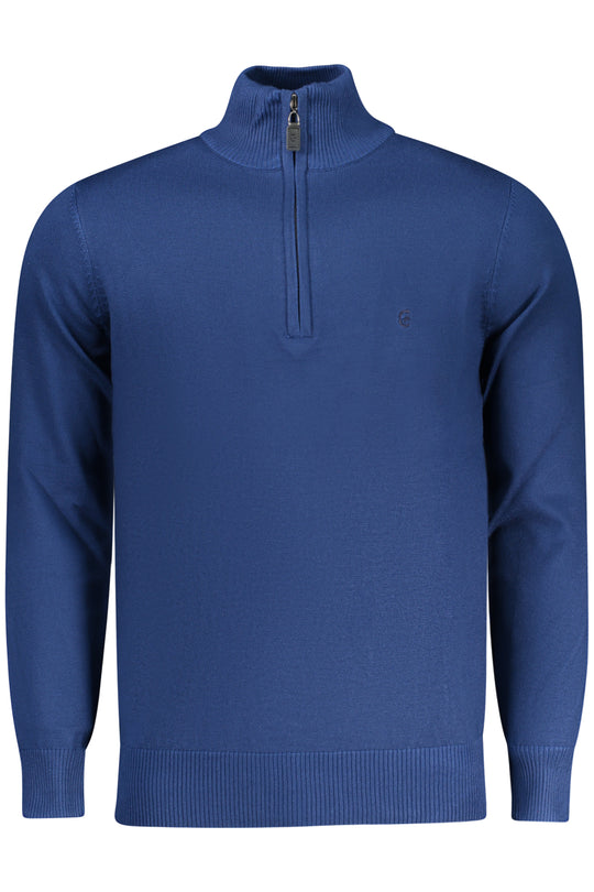 Coveri Moving Men's Blue Sweater