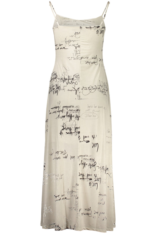 Desigual Women's Long Dress White
