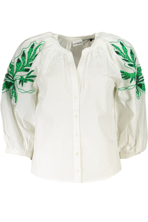 Desigual Women's Long Sleeve Shirt White