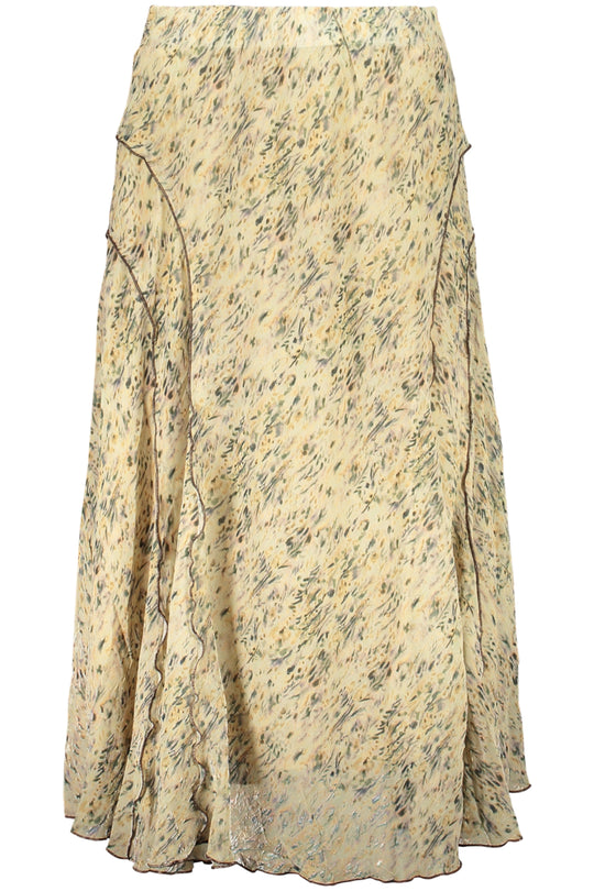 Desigual Women's Long Skirt Beige
