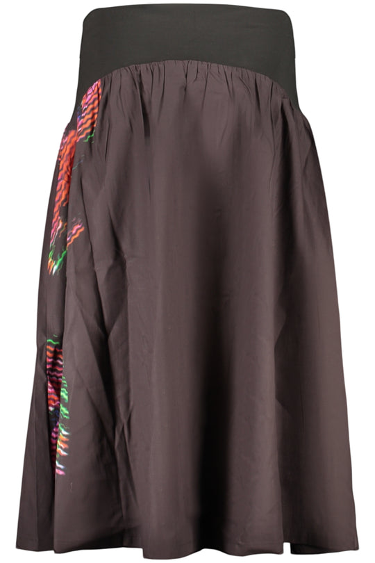 Desigual Women's Long Skirt Black