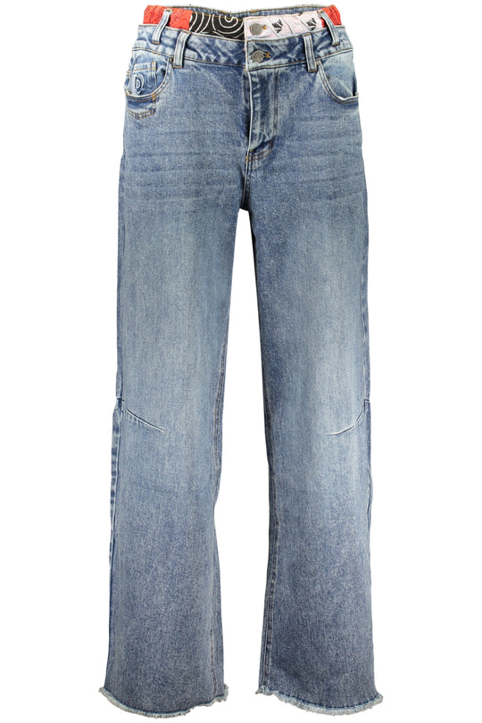 Desigual Women's Denim Jeans Blue