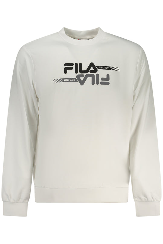 Fila Men's White Zip-Up Sweatshirt