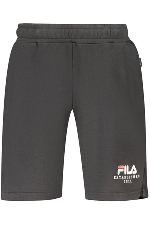 Fila Men's Black Short Tracksuit Pants