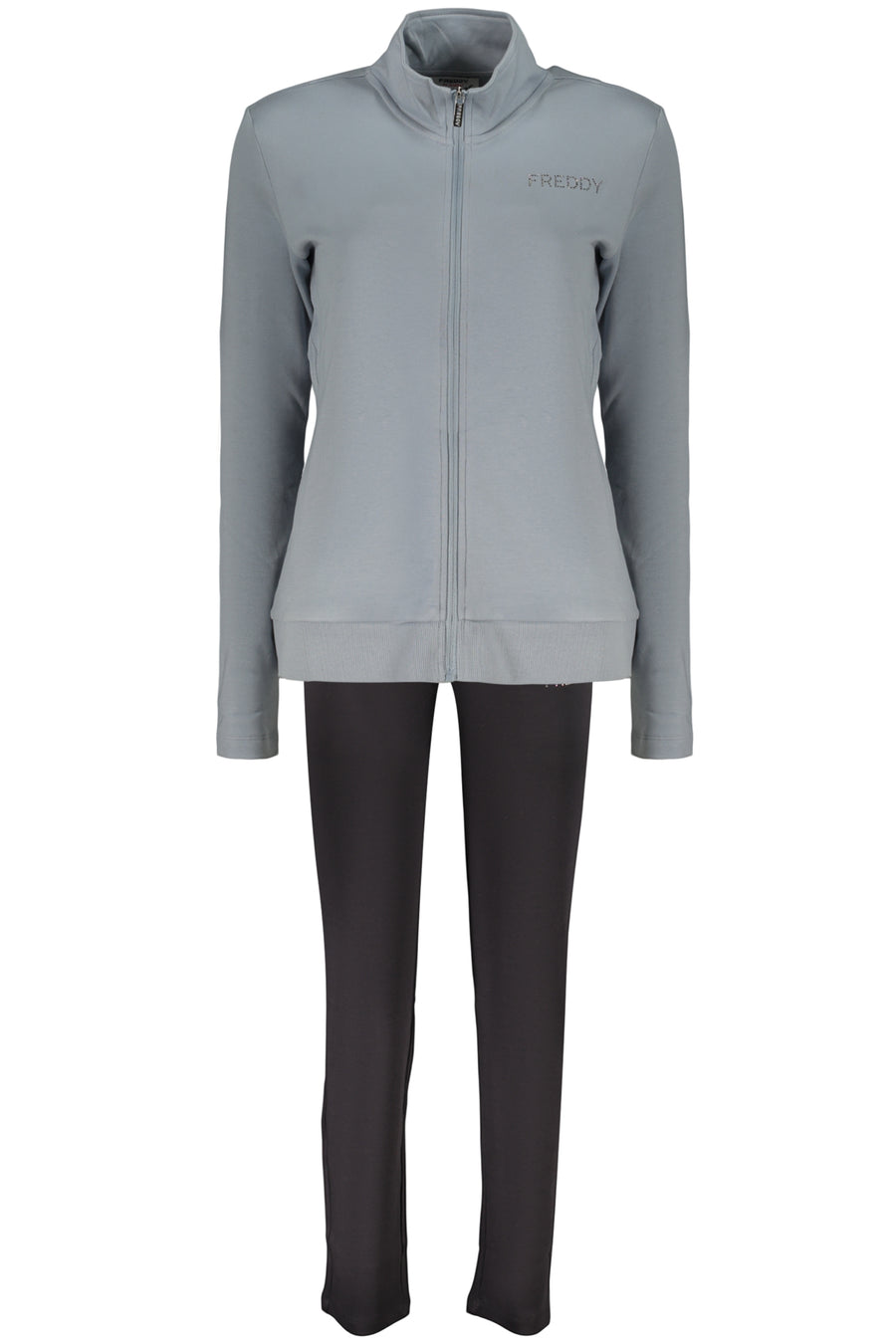 Freddy Women's Light Blue Zip-Up Sweatshirt