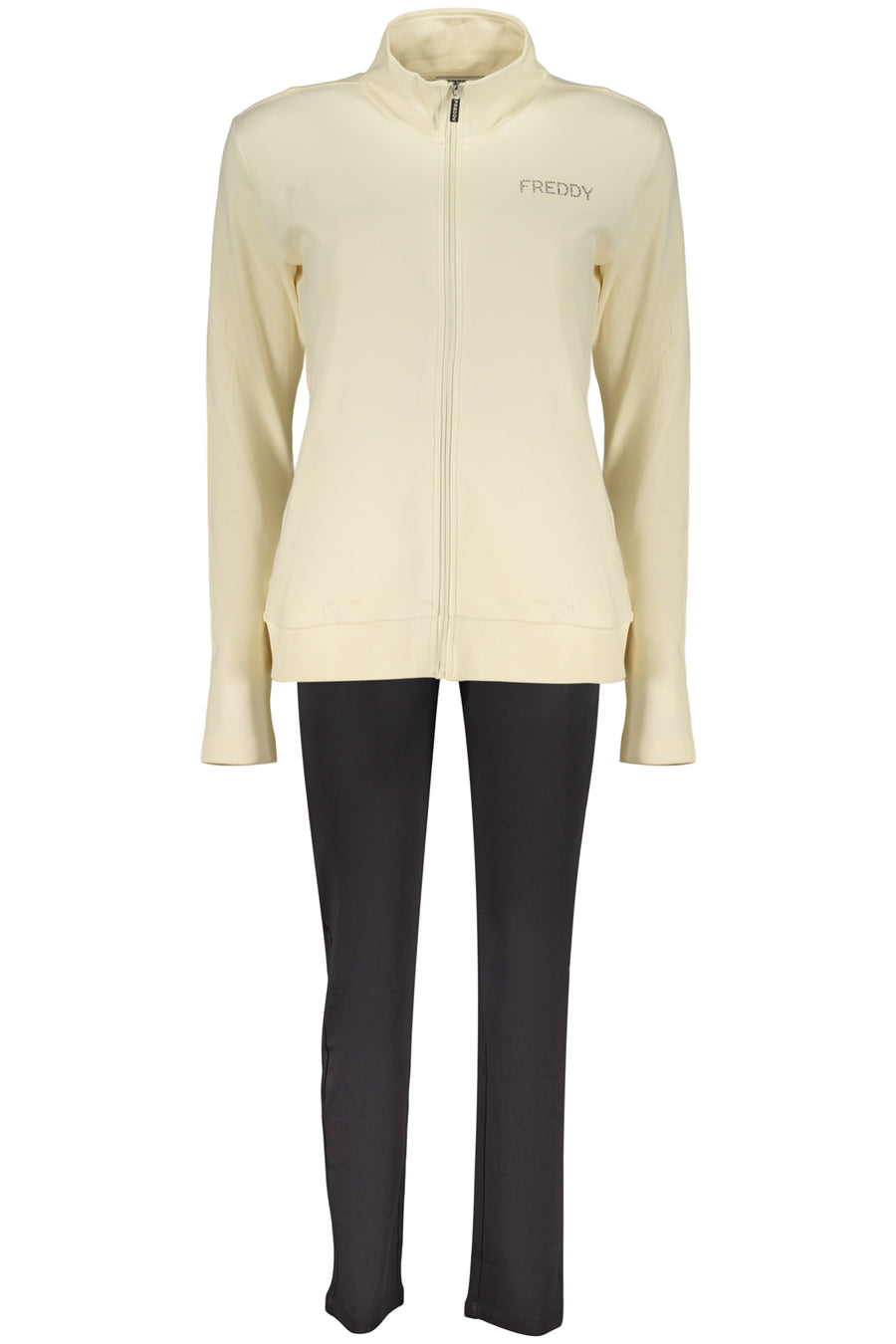 Freddy Women's Beige Zip-Up Sweatshirt