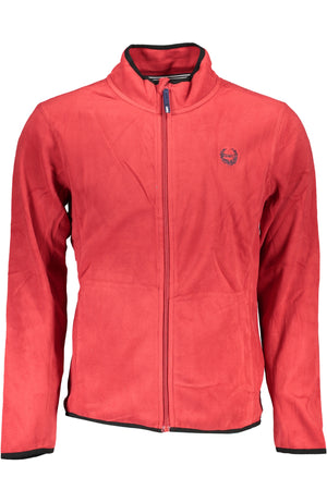 Gian Marco Venturi Men's Red Zip Sweatshirt