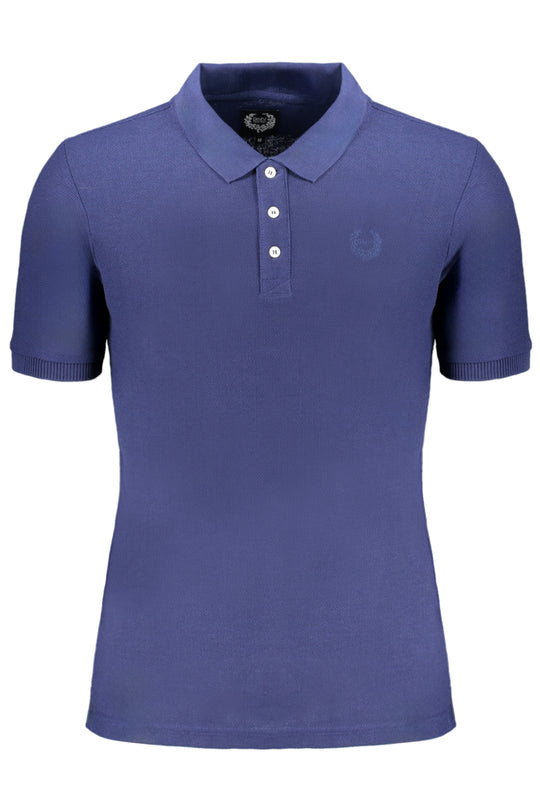Gian Marco Venturi Men's Short Sleeved Polo Shirt Blue