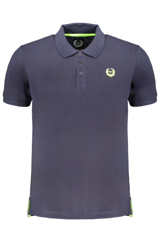 Gian Marco Venturi Men's Short Sleeved Polo Shirt Blue