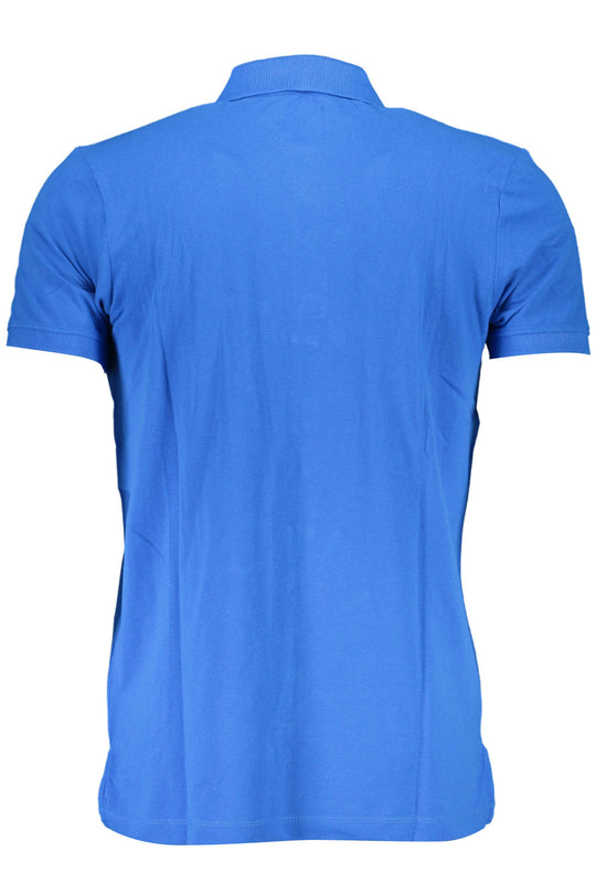 Gian Marco Venturi Men's Short Sleeve Polo Blue