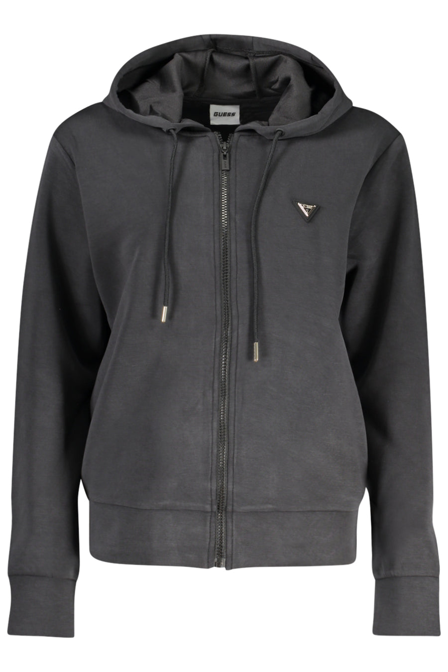 Guess Jeans Women's Zip-Up Sweatshirt Black