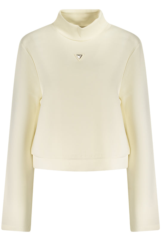 Guess Jeans Women's White Zip-Up Sweatshirt