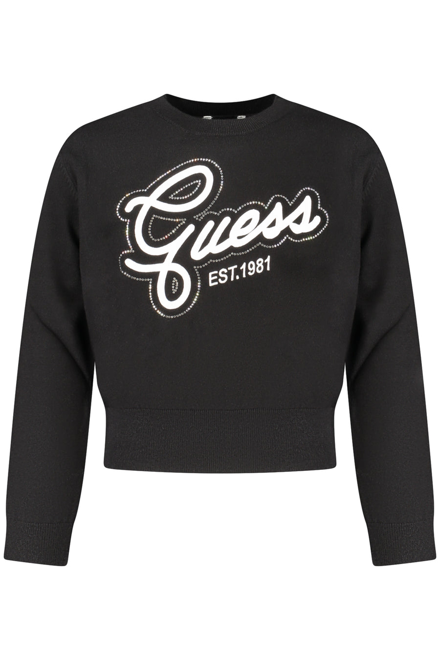 Guess Jeans Black Sweater for Girls